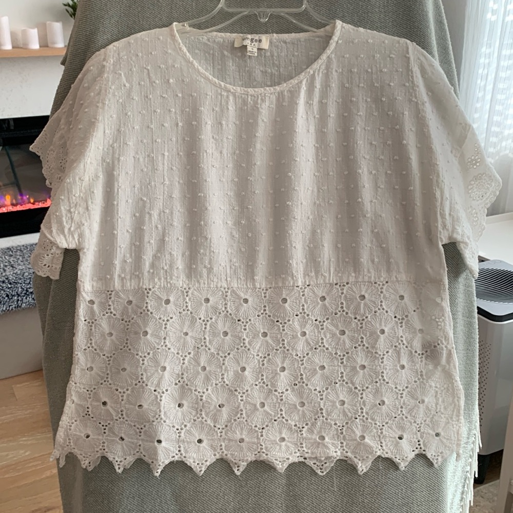 Umgee Top White Size Small